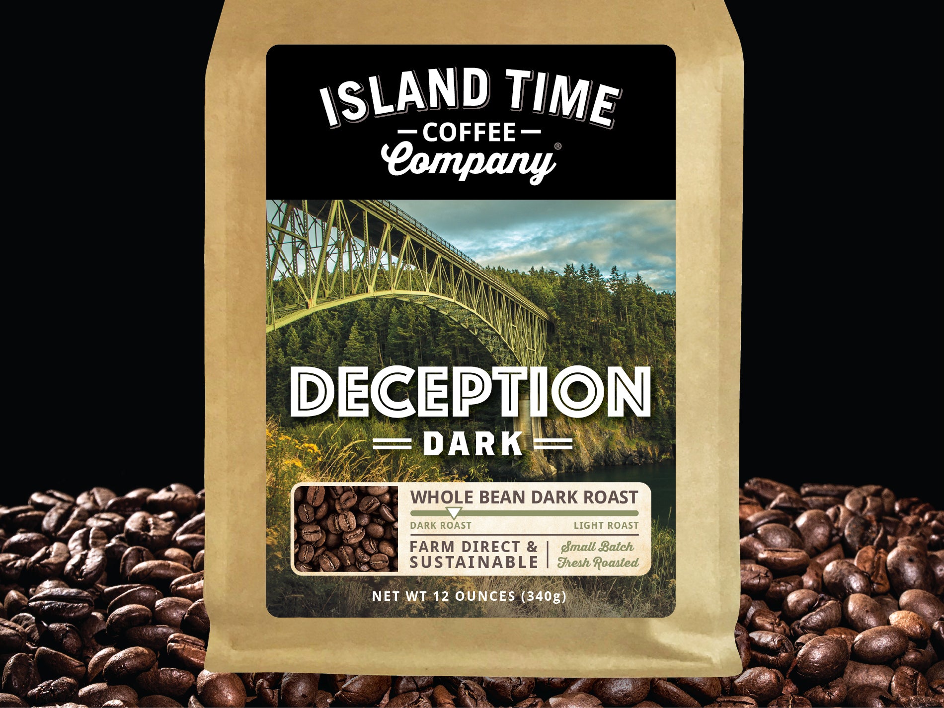 Island Time Coffee Company, fresh roasted, small batch, artisan coffee. Sustainable and farm direct.