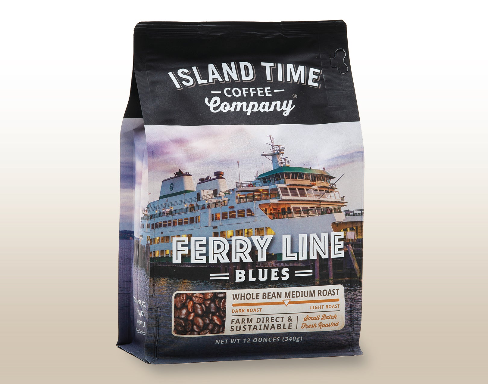 Island Time Coffee Ferry Line Blues